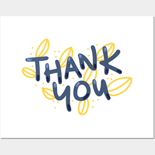 Thank You - Digitally Created Graphic Art GC-099 Posters and Art